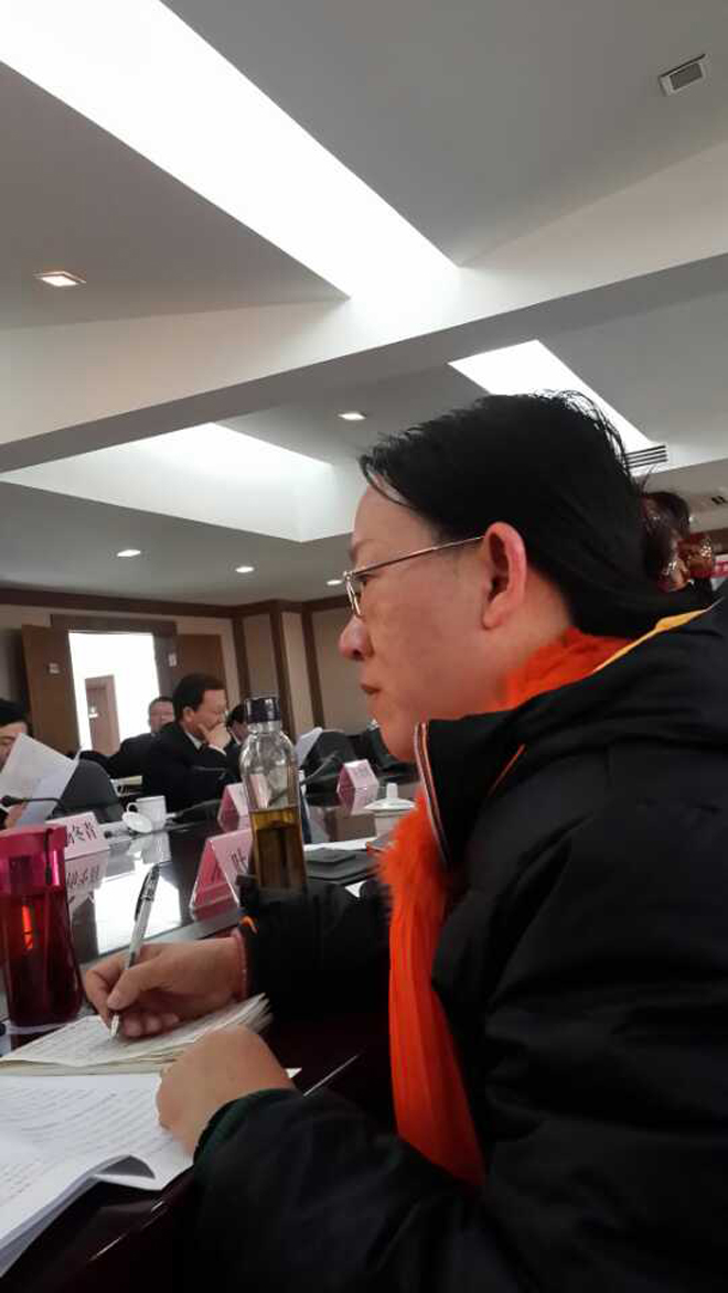 名师李光惠今天参加两院组织的征求代表、委员意见和建议座谈会