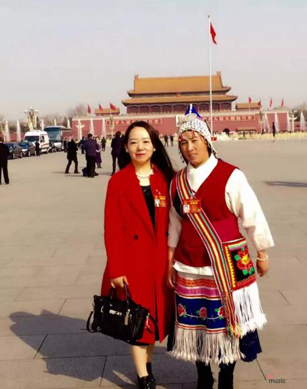 李光惠老师在北京人民大会堂参加预备会